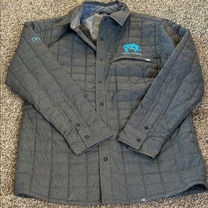 The North Face Men's Dark Gray Quilted Jacket